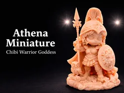 Athena the warrior Miniature - Free 3D Print Model