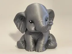 Baby elephant - Free 3D Print Model