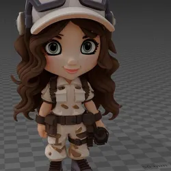 CHIBI DOLL SOLDIER GIRL-2