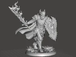 D&D Phoenix Knight - Free 3D Print Model
