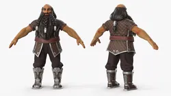 Fantasy Dwarf Character 3D model