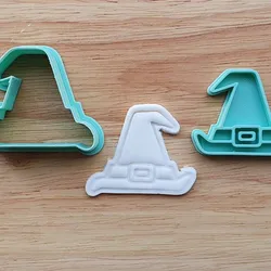 Halloween Witch Hat Cookie Cutter - Spooky 3D Printed STL - Ultra-Sharp Magical Hat for Party Treats
