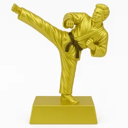 Karate Kick Pose Trophy