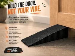 Modern Door Stop - Free 3D Print Model