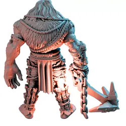 Morwyff Ice Giant VII - Collectible Hero Figurine 3D print model