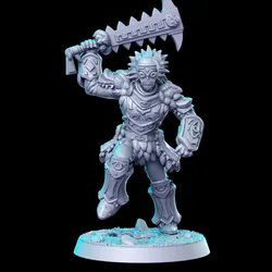 PRE-SUPPORTED Forest Warrior - 32mm - DnD