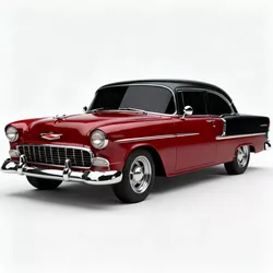 Realistic Stylized Resto-Mod Vintage Car 3D Model Low-poly 3D model