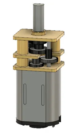 RF012-002 Mini Geared Dc Motor