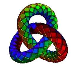 Rhombic Trefoil Knot