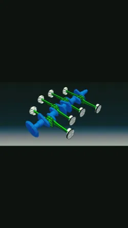 Rigid Dynamics-Horizontally Opposed Engine Parts