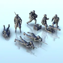 Russian WW2 infantry section 1 - Modern WW2 Eastern Front USSR Moscow Stalingrad