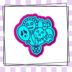 Spooky Balloons Freshie STL