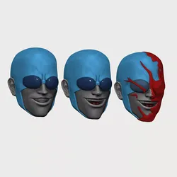 bald mask mark 3D print model