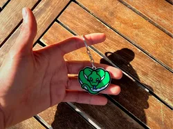 Cute Snake Keychain – Cartoon Style Animal Keyrin - Free 3D Print Model