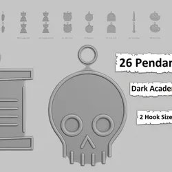 Dark Academia – Pendant Pack