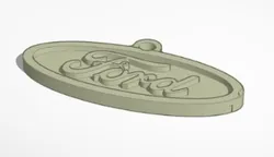 Ford logo pendant charm