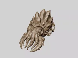Geode Crystal Kraken Stone Creature 3D Printable Model 3D print model