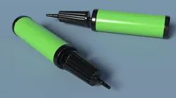 Handheld Balloon Air Blower Green 3D model