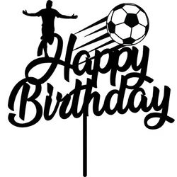 Happy Birthday soccer Cake Topper