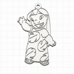 Lilo keychain - Lilo and Stich movie