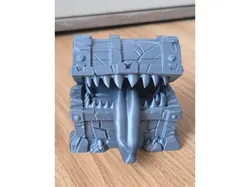 Mimic Chest Figurine – Fantasy Monster Treasure  - Free 3D Print Model