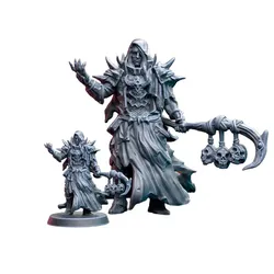 Necromancer V - Tabletop RPG Miniature 3D print model