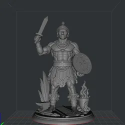 Ogum – Orixá Guerreiro | Modelo 3D para Impressão
