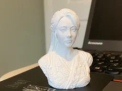 Pretty lady bust #1 - Free 3D Print Model