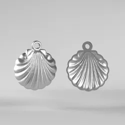 Scallop Shell Pendant