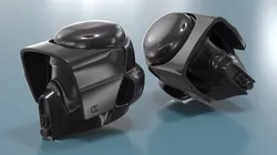 Star Wars Scout Trooper Stealth Helmet Gloss Black 3D model
