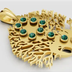 Tree of Life Pendant 3d printable model