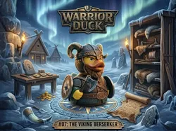 Warrior Duck #07: The Viking Berserker - Free 3D Print Model