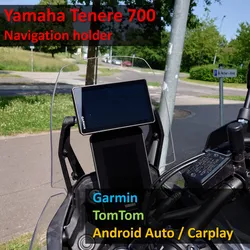 Yamaha Tenere 700 Navigation holder V2 Garmin Zumo XT, XT2 and TomTom