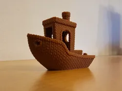 3DBenchy Knitting Texture Test - Free 3D Print Model