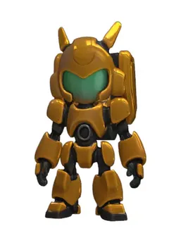 Chibi SciFi Robot Mecha Mini 3D print model