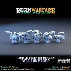 Fuming Steampowered Backpacks