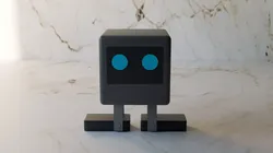 Minimalist Cute Robot Character  Low Poly Sci-Fi Toy 3D Model Low-poly 3D model