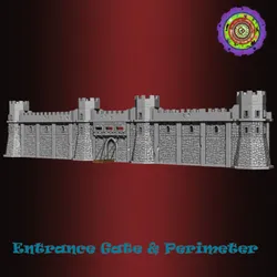 Modular Entrance Gate and Perimeter