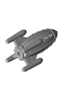 Retro Rocket Ship