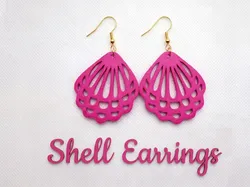 Shell Earings - Free 3D Print Model