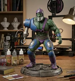 Trap Jaw Inspired STL File for 3D Printing-Retro Cartoon 3D print model