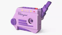 Vintage Talkgirl Deluxe Cassette Voice Recorder 3D model