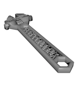 Wrench - 3D printable tool - Editable file (Autodesk Fusion + STEP)
