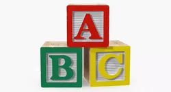 ABC Wood Blocks 3D model
