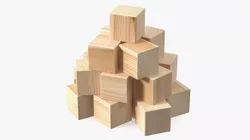 Baby Wood Blocks 3D model