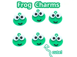 Cute Frog Charms for Jewelry Earrings Quick Print - Free 3D Print Model