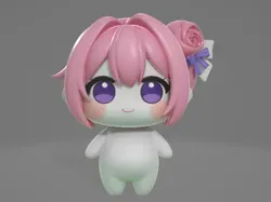 DORO Stand ~ White Base + Multi-color Print Version - Free 3D Print Model