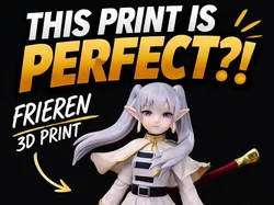 Frieren Mage Statue – High Quality 3D Model - Free 3D Print Model