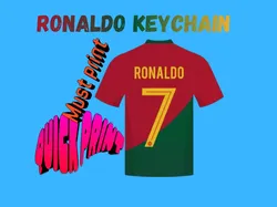 Ronaldo jersey keychain - Free 3D Print Model