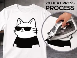 T shirt print cat #1 - Free 3D Print Model